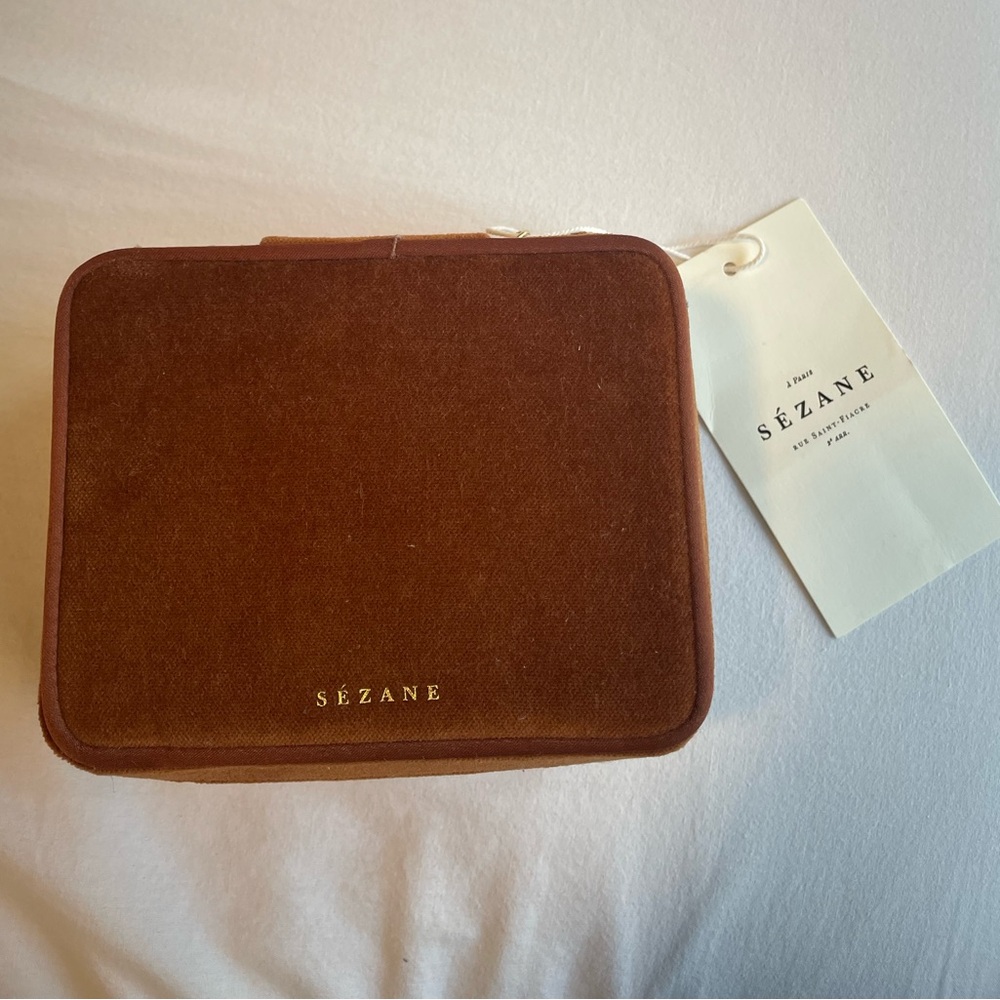 Sézane Large Bronze jewelry box NWT Rare